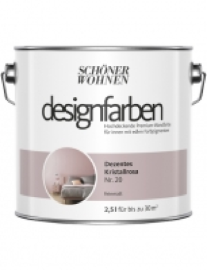 Hagebau  Dispersionsfarbe »Designfarben«, Dezentes Kristallrosa, matt