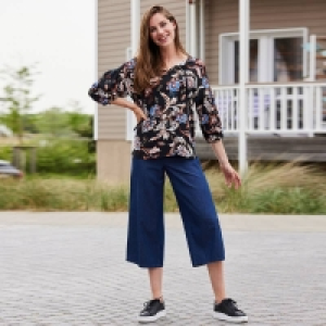 Damen-Culotte aus leichtem Chambray 31.99 €