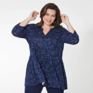 Damen-Blusenshirt mit 2 Volants, große Größen 31.99 €