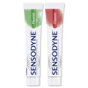 Sensodyne Zahncreme Classic, Fluorid oder Fluorid + Sanftweiss 1.79 €