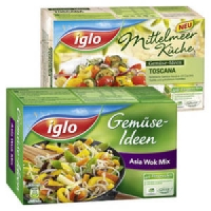 iglo Gem&uuml;se-Ideen, Rahm-Gem&uuml;se oder Mittelmeer-K&uuml;che 1.99&nbsp;&euro;