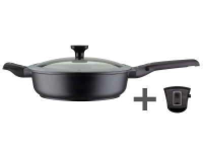 GSW Schmorpfanne EASY CLICK 28 cm mit Glasdeckel - 5-teilig