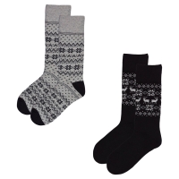 Aldi Süd  Damen und Herren Casual-Mountain-Socken, 2 Paar