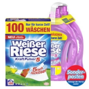 Wei&szlig;er Riese Waschmittel-Pulver oder Gel