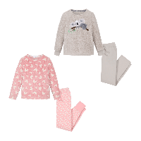 Aldi Nord Queentex QUEENTEX Flausch-Pyjama