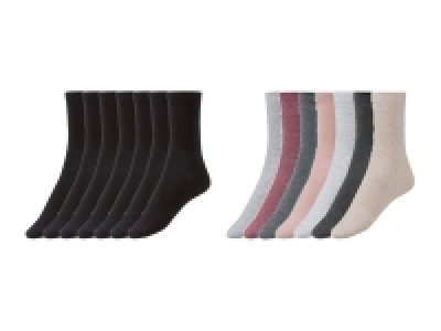 esmara Damen Socken, 7 Paar, mit hohem Baumwollanteil