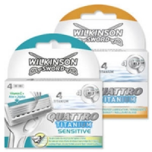 Quattro Titanium Klingen