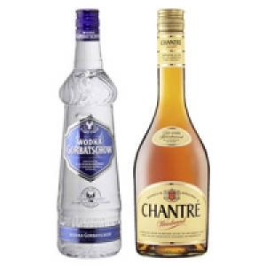 Wodka Gorbatschow, Citron, Chantré Weinbrand oder Cuvée Rouge