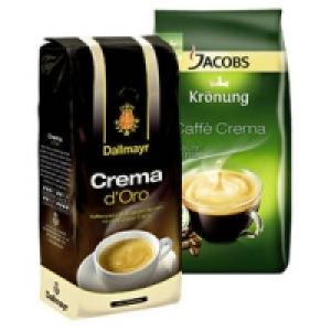 Jacobs Krönung Caffe Crema oder Dallmayr Crema dOro