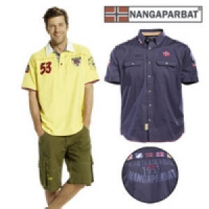 Herren-Cargobermuda, -Freizeithemd oder -Poloshirt