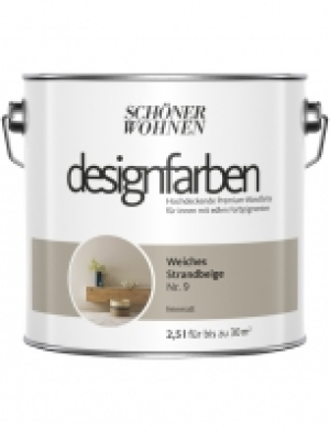 Hagebau  Dispersionsfarbe »Designfarben«, Weiches Strandbeige Nr. 9, matt