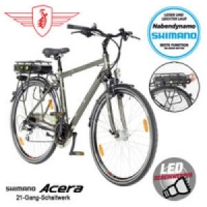 Alu-Elektro-Trekkingrad Green 4.0 Damen oder Herren 28er