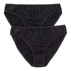 Damen-Minislip mit Spitzeneinsatz, 2er-Pack 31.99 €