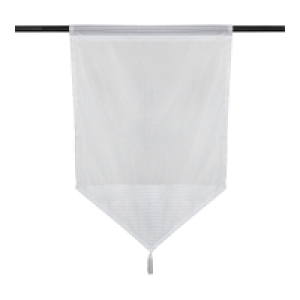 Kurzgardine mit Bordüre, ca. 60x90cm 2.79 €