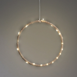 NKD  LED-Ring mit Juteseil