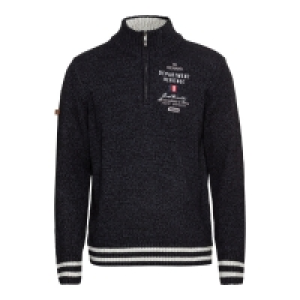 NKD  Herren-Pullover mit gestreiften Bündchen
