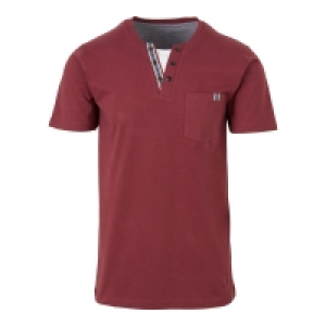 Herren-T-Shirt mit Henley-Kragen 5.59 €