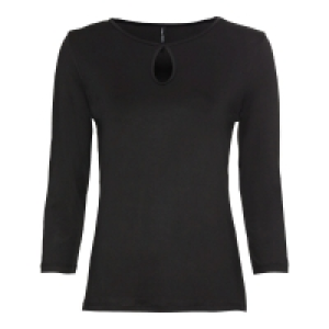 Damen-Shirt mit Schlüsselloch-Ausschnitt 4.19 €