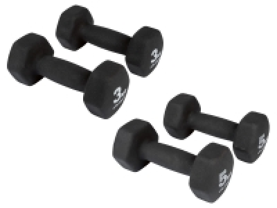crivit Kurzhantel-Set, 2x 3 kg / 2x 5 kg 19.99 €