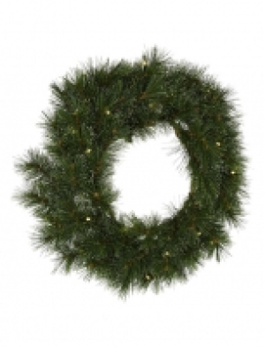 Weihnachtskranz »Sölden«, Ø 35 cm, grün, Kunststoff, beleuchtet