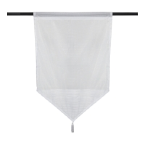 Kurzgardine mit Bordüre, ca. 60x90cm 23.39 €