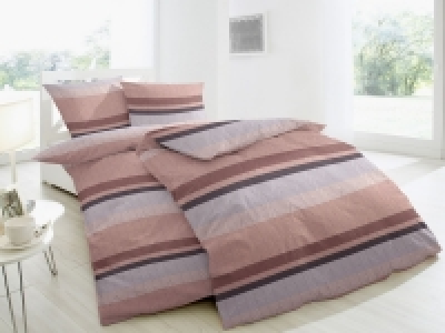 Primera Feinbiberbettwäsche Streifen Beige 14.99 €