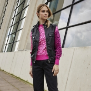 Damen-PU-Weste mit elastischem Bund 10.13 €