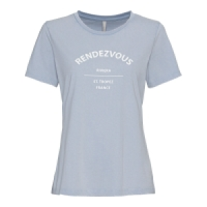 Damen-T-Shirt mit schickem Frontaufdruck 4.67 €