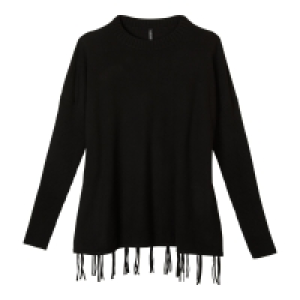 Damen-Pullover mit Zierfransen 10.13 €