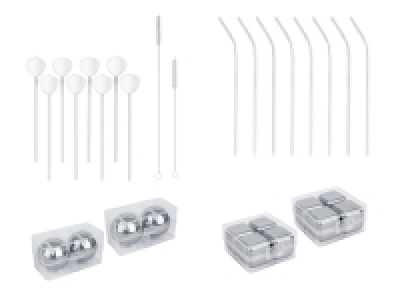 ERNESTO Trinkhalme Set »EDS XXL«, 34-teilig
