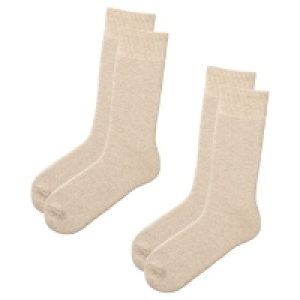 Damen und Herren Winter-Wellness-Socken, 2 Paar 3.99 €