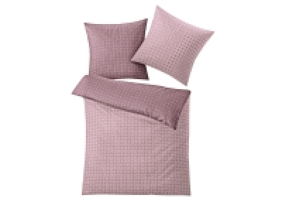 Kleine Wolke Mako-Satin Bettwäsche »Punto«, Aubergine