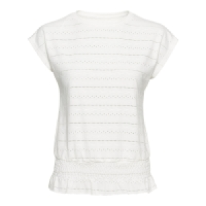 NKD  Damen-T-Shirt mit A-Jour-Muster