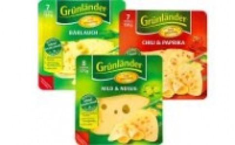 Gr&uuml;nl&auml;nder K&auml;se-Scheiben oder -W&uuml;rfel 3.98&nbsp;&euro;